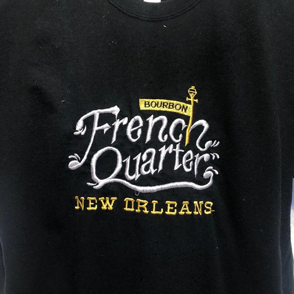 FRENCH QUARTER MARDI GRAS VINTAGE TOURIST T SHIRT - Picture 2 of 4